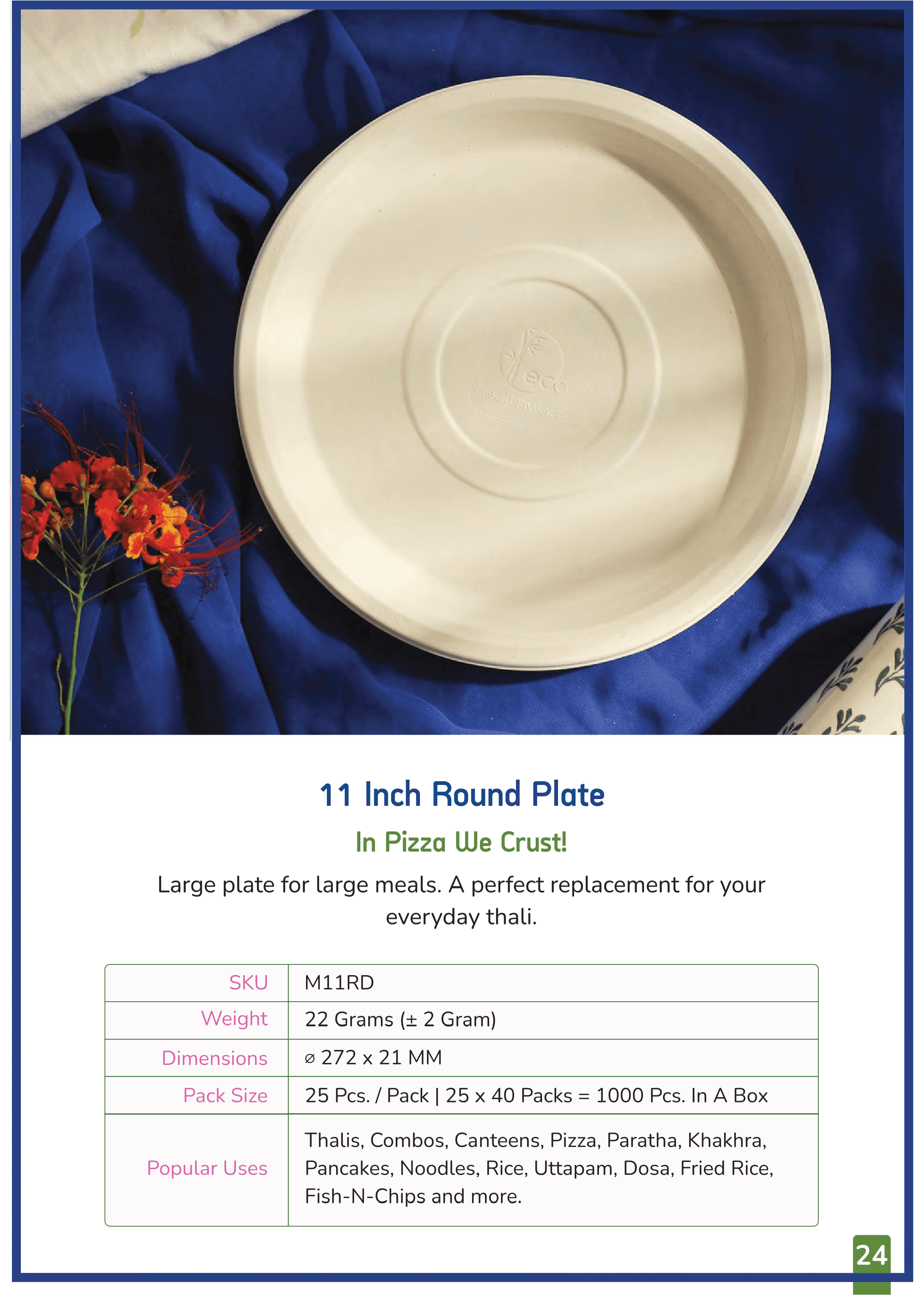 12 Inch XL Plate